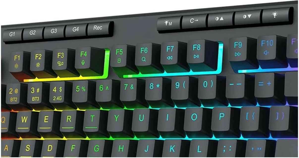 Gaming tipkovnica Redragon SHIVA PRO K516RGB-PRO 87, RGB, črna