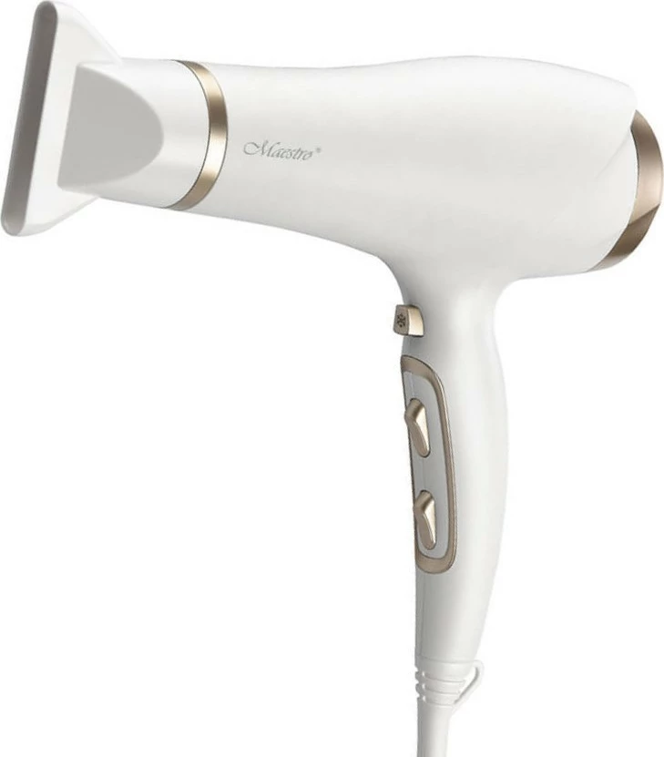 Sušilnik za lase, Feel-Maestro MR-214, 2300 W, bel/zlat