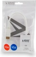 Kabelski video adapter Savio CL-27B HDMI–VGA, bel