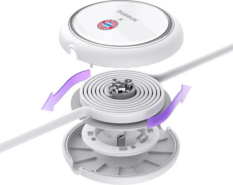 Kabel USB-C na USB-C, Baseus Bayern Edition, 100W, 100 cm, bel