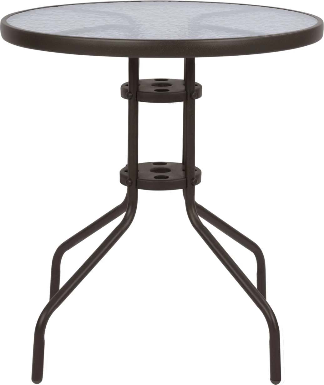 Miza kovinska rjava '70x70 FH5146.02