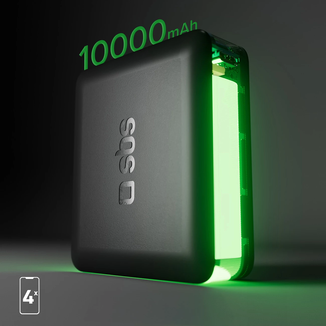 Powerbank 10.000 mAh, Power Delivery 20W, SBS TEBB10000HDPD20K, črn