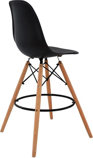 Barski stol Renata črn FH0173.02 47x50x108 cm, set 4 kosov