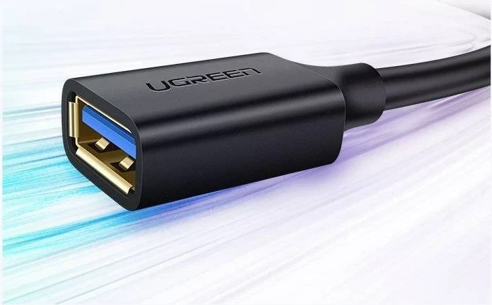 Podaljševalni USB 3.0 kabel 1 m, črn — UGREEN 10368B