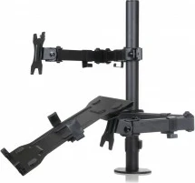 Stojalo za namizni monitor in prenosnik ART RAMM L-24, 13–32", kovina, črno