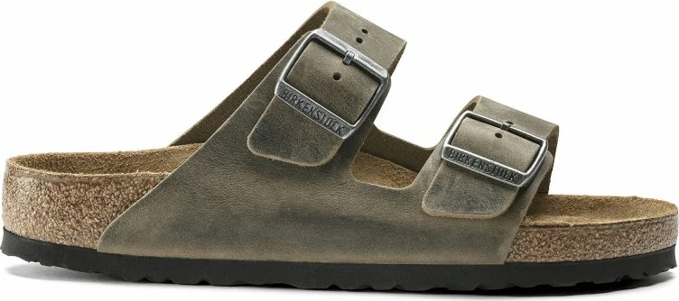 Flip-flop Arizona z mehkimi podplatom, Birkenstock, zelene, za ženske/moške