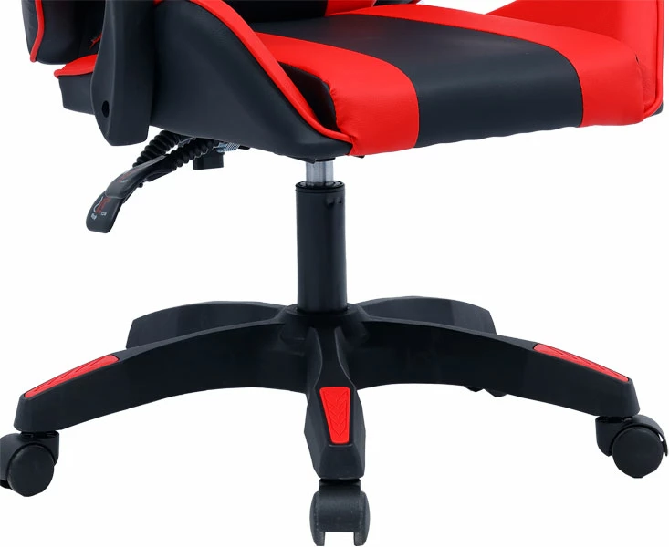 Gaming stol William, PU, črno/rdeč