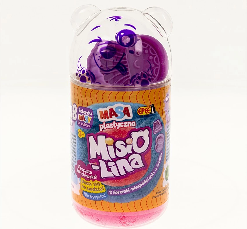 Modelirna masa, 2x50 g, roza in vijolična, z 2 oblikami Misiolina Epee EP60391/03920