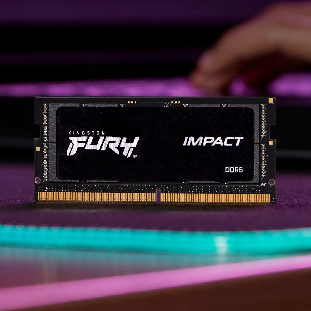 RAM pomnilnik Kingston Fury Impact, SODIMM, DDR5, 16 GB, 5600 MHz, CL40