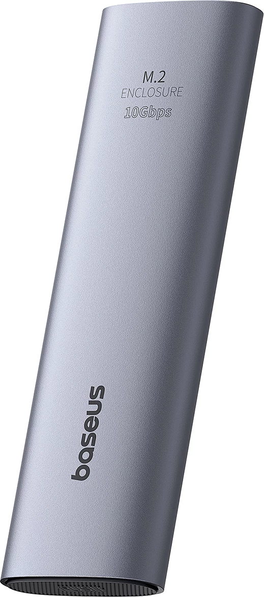 Zunanje ohišje za SSD M.2 NVMe Baseus FlyJoy, 10 Gb/s, sivo
