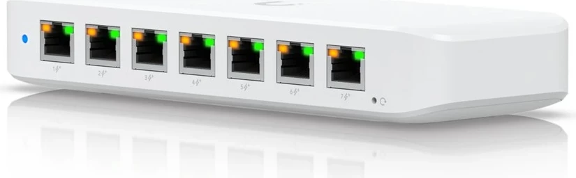Upravljen preklopnik Ubiquiti Ultra L2, Gigabit Ethernet PoE, bel