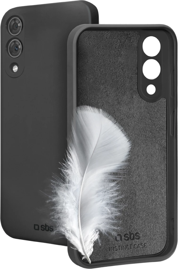 Ovitek za telefon Instinct SBS za Samsung Galaxy S25 Edge, črn