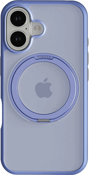 Zaščitni ovitek Torras Ostand Pro za iPhone 16, moder