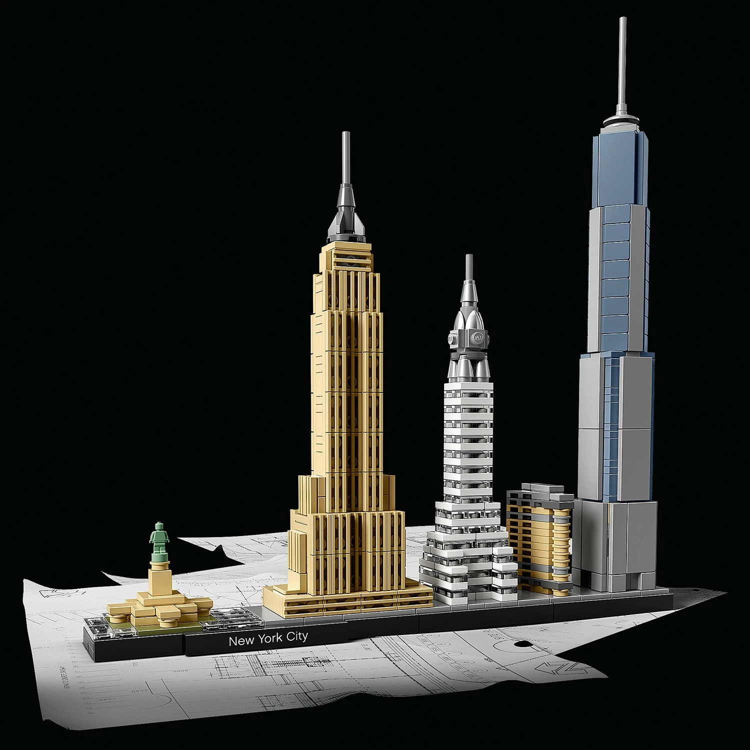 Model New York City (LEGO Architecture) 21028, 598 kosov, večbarven