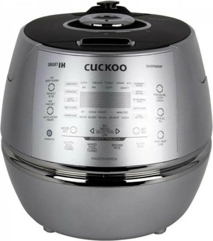 Kuhalnik za rižo Cuckoo CRP-DHSR0609F, 1,08 L, indukcijski tlak, srebrn