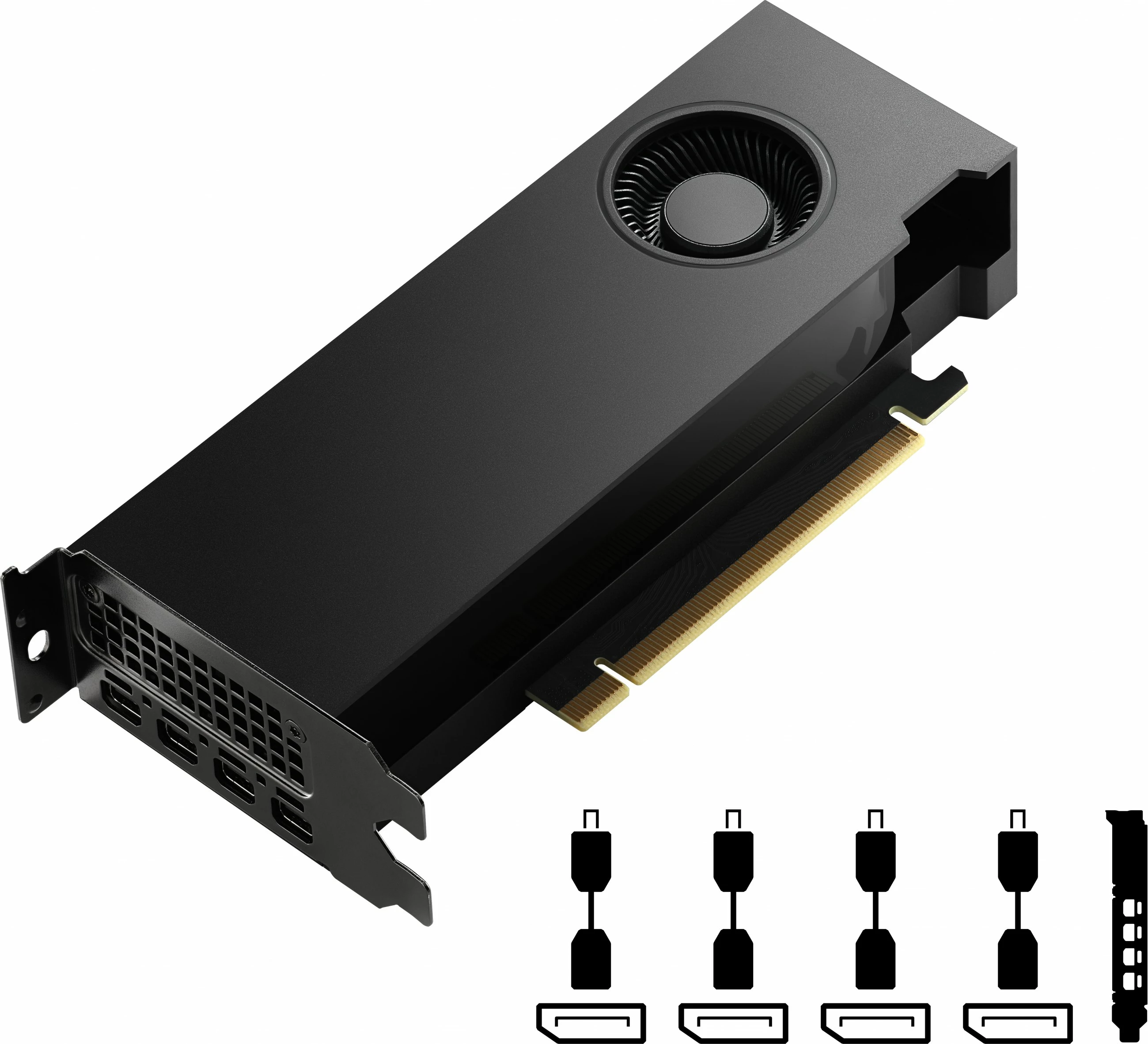 Profesionalna grafična kartica Quadro RTX 4000, 20 GB GDDR6, PCIe x16 4.0, črna - PNY