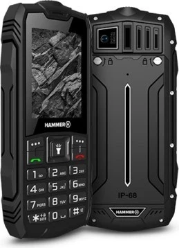 Vzdržljiv telefon myPhone Hammer Rock, črn