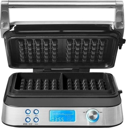 Aparat za vaflje Gastroback 42424, 2 vaflja, srebrn