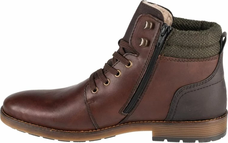 Visoki škornji Rieker za moške, rjavi