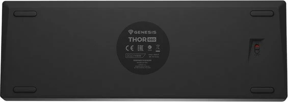 Mehanska igralna tipkovnica Genesis Thor 660 G2 RGB, Gateron Red, črna