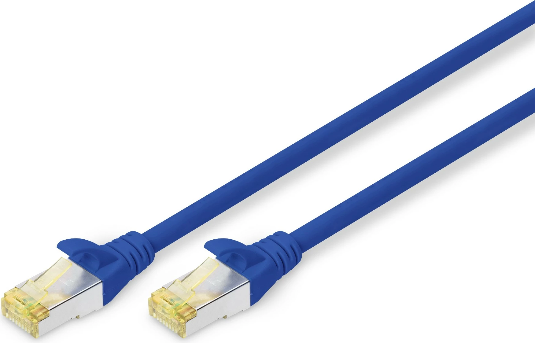 Omrežni kabel Cat6a 3 m, S/FTP, RJ-45, modra - Digitus