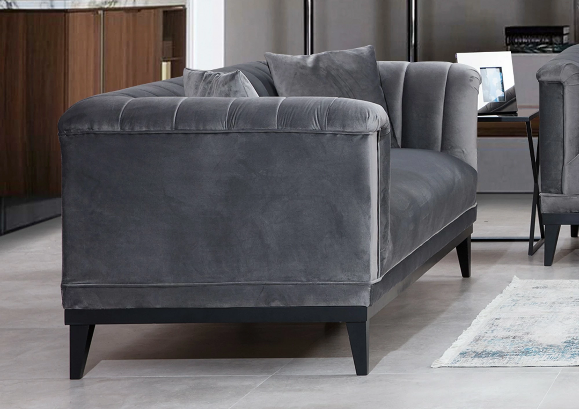 Dvosed Trendy, temno siva - Atelier del Sofa