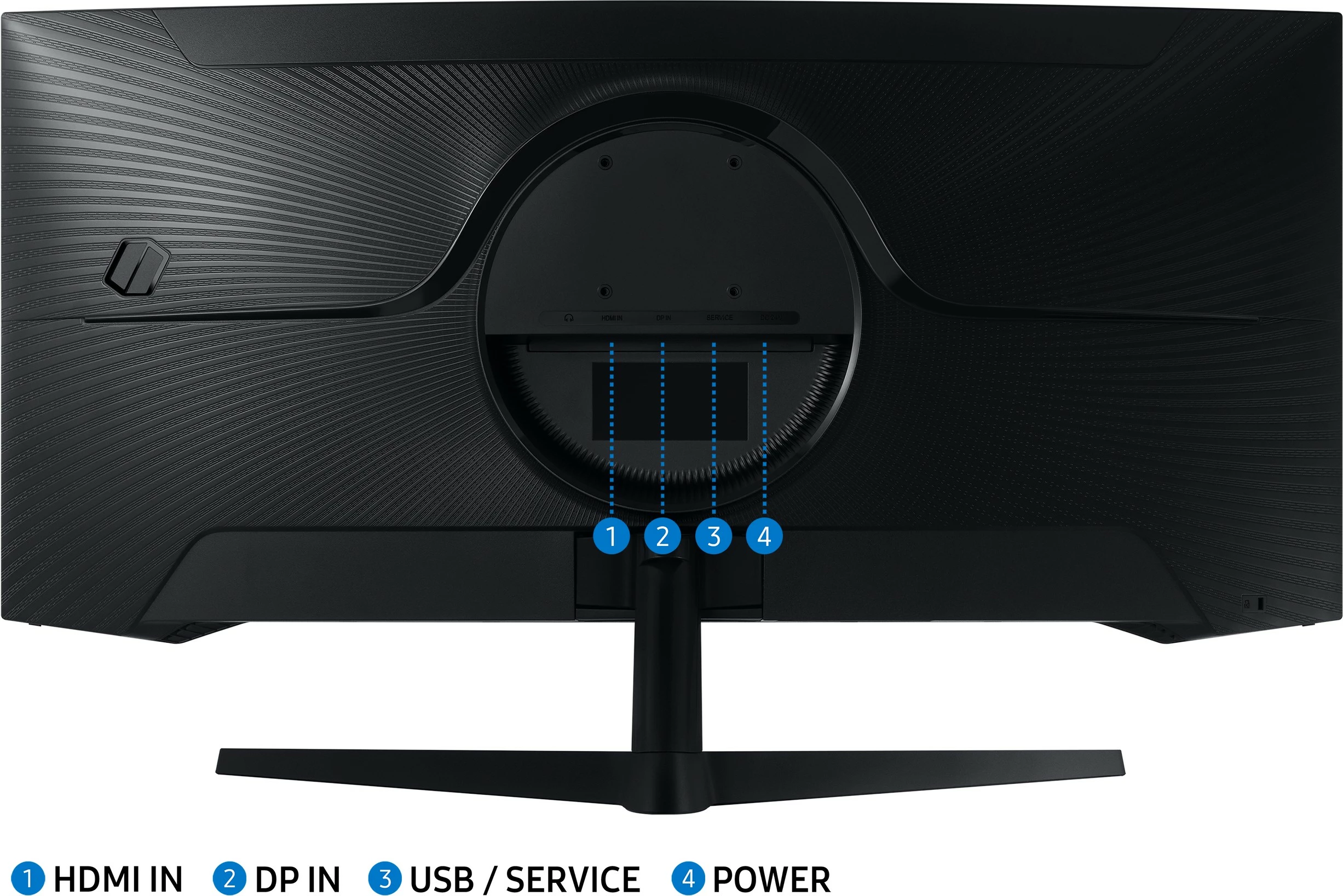 UltraWide Quad HD 34" monitor, Samsung G55T, LED, 1 ms, črn