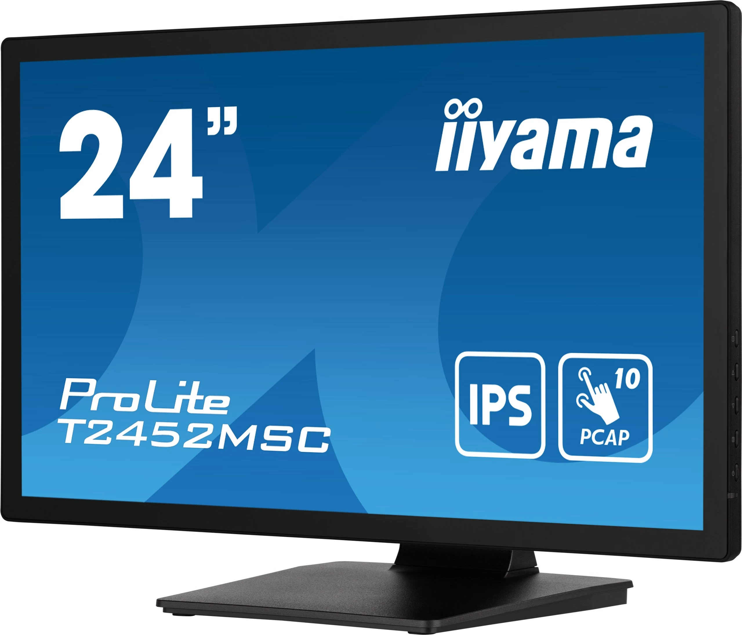 23,8" zaslon na dotik iiyama ProLite T2452MSC-B1, 60,5 cm, 1920 x 1080, Full HD, LCD, črn