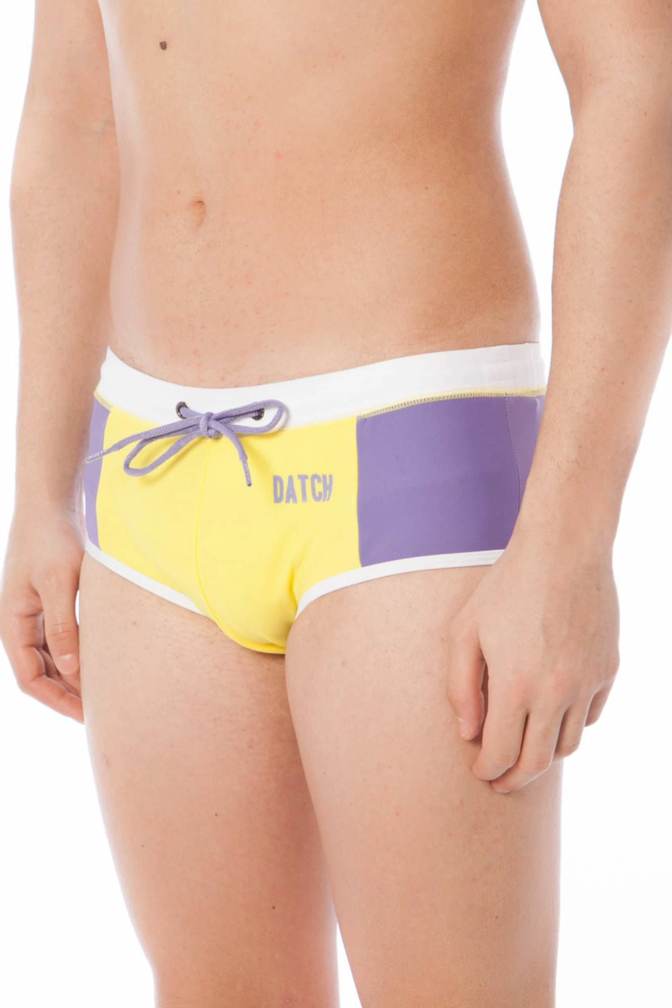 Plavalne spodnje hlače, DATCH, moške, rumene