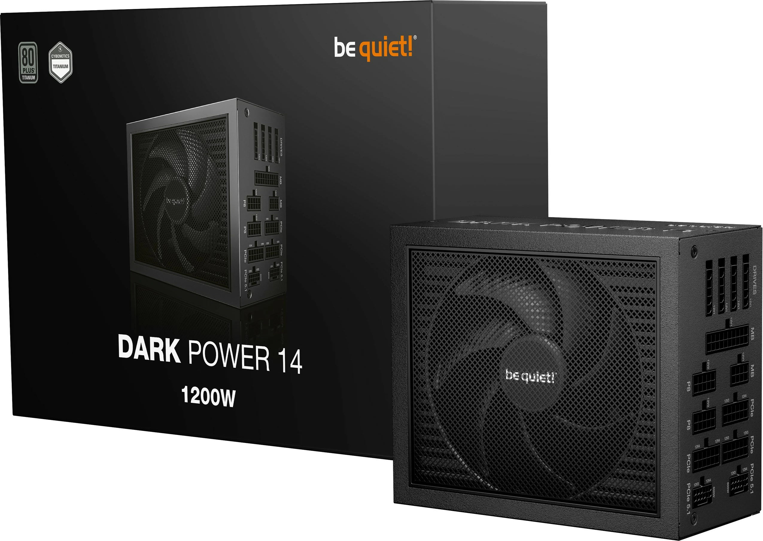 Napajalnik be quiet! DARK Power 14 1200 W, črn