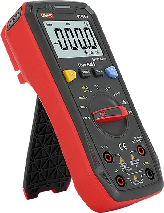 Digitalni multimeter UNI-T UT60EU True RMS 9999 countov CAT III 600 V / CAT II 1000 V z NCV in merjenjem temperature