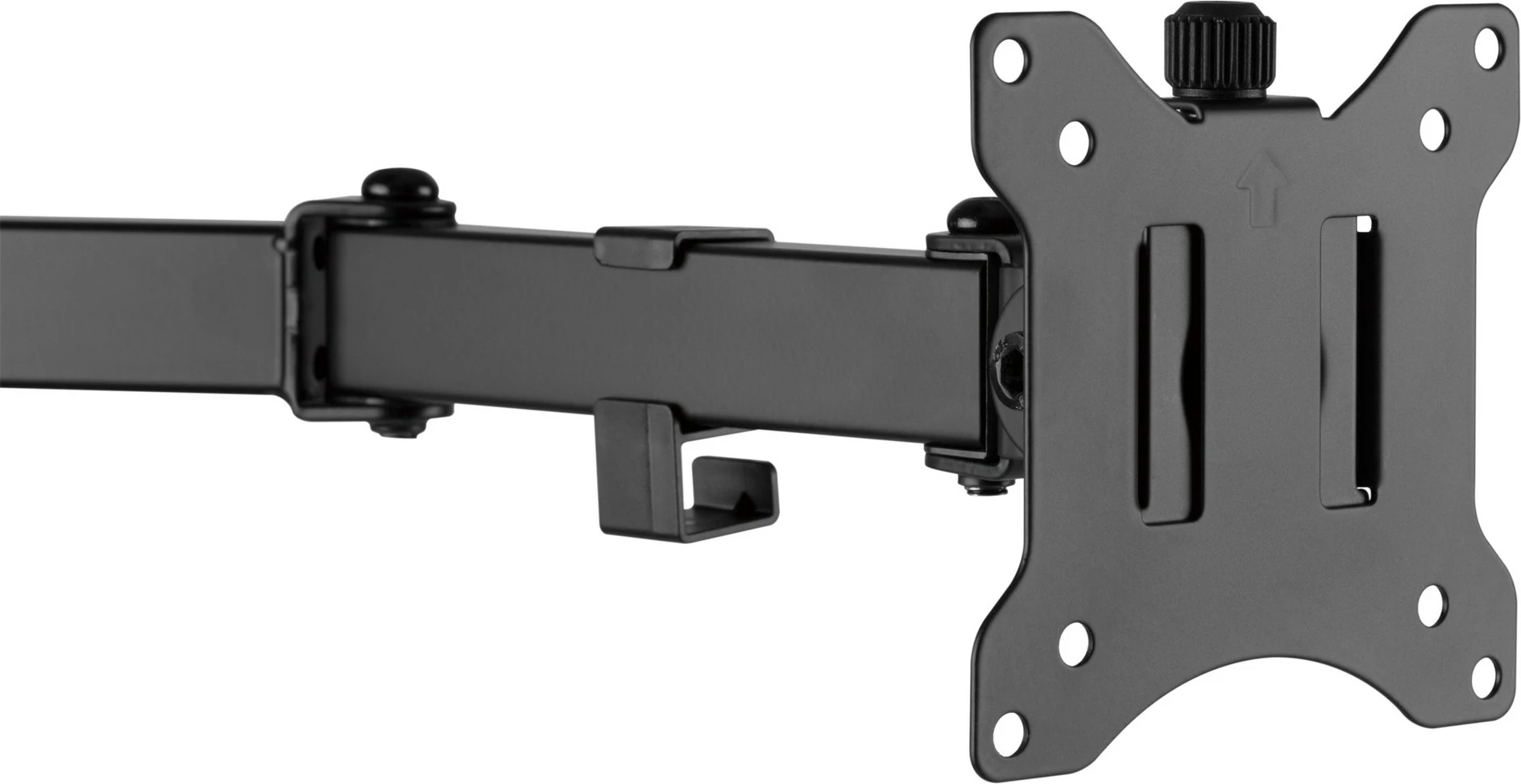 Držalo za dva monitorja Digitus, univerzalno, 15–32 in., 8 kg, VESA 75x75/100x100, črno