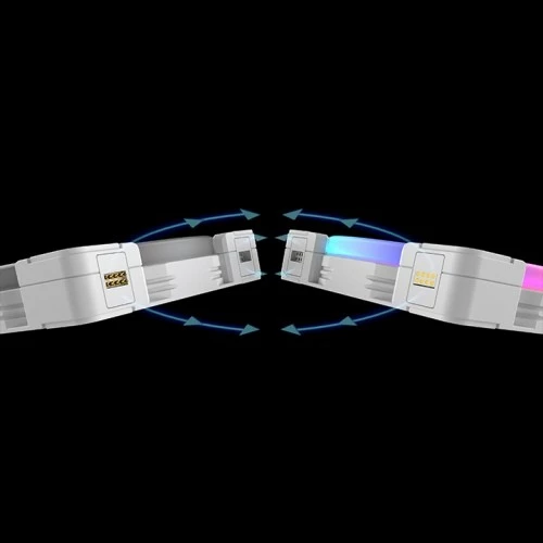Ventilator za ohišje Thermaltake SWAFAN EX12 RGB 120 mm, 3 kosa, bel
