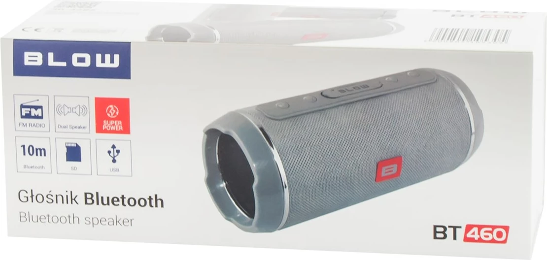 Bluetooth zvočnik BLOW BT460, siv