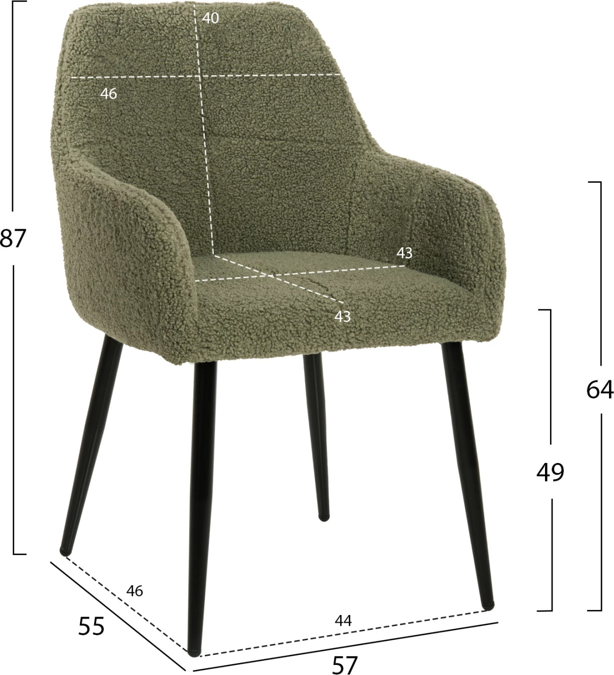 Jedilni set 7 kosov 9311.02 8591.0 8590.03 z mizo, 4 stoli in 2 naslanjači