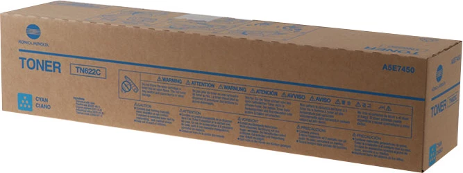 Toner kartuša Konica Minolta TN622C A5E7450 (A5E745H), standard, 95.000 strani, cian