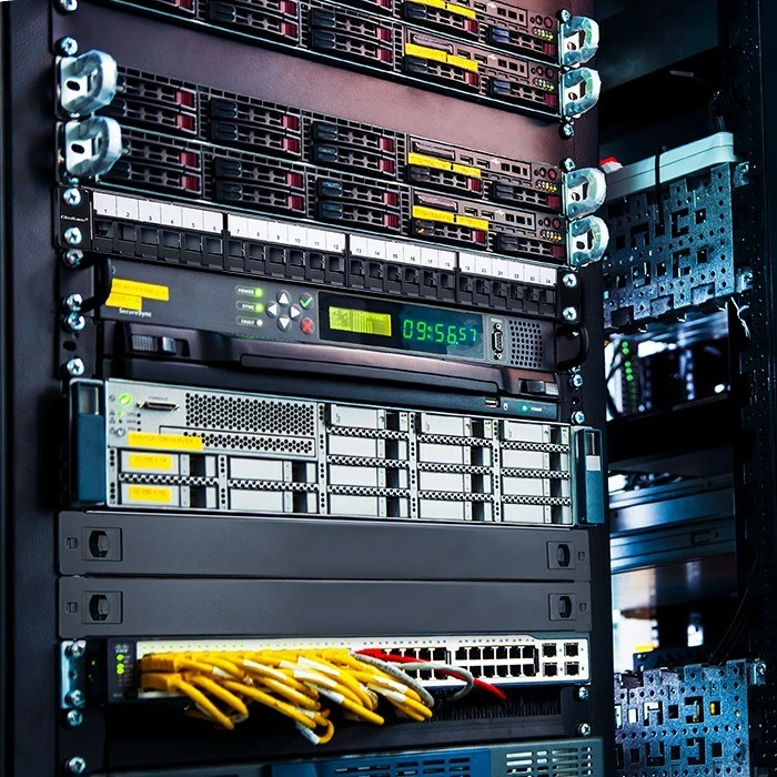 Patch panel za 19'' rack, 24 vrat, 1U, UTP, črn Qoltec 54516