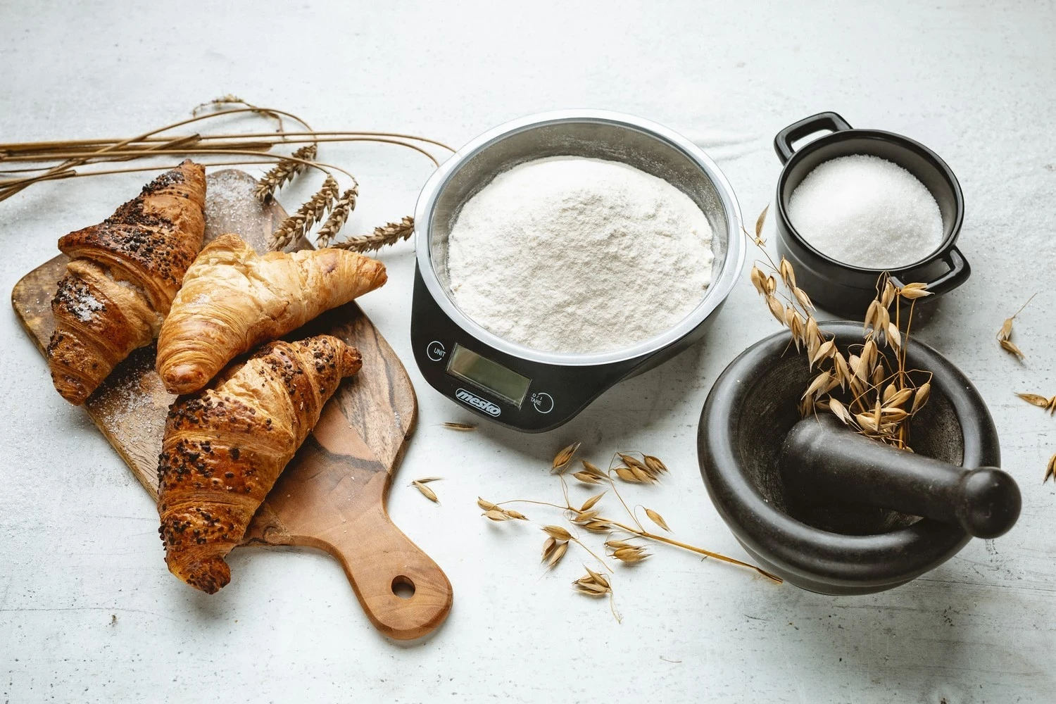 Elektronska kuhinjska tehtnica Mesko MS 3164, črna