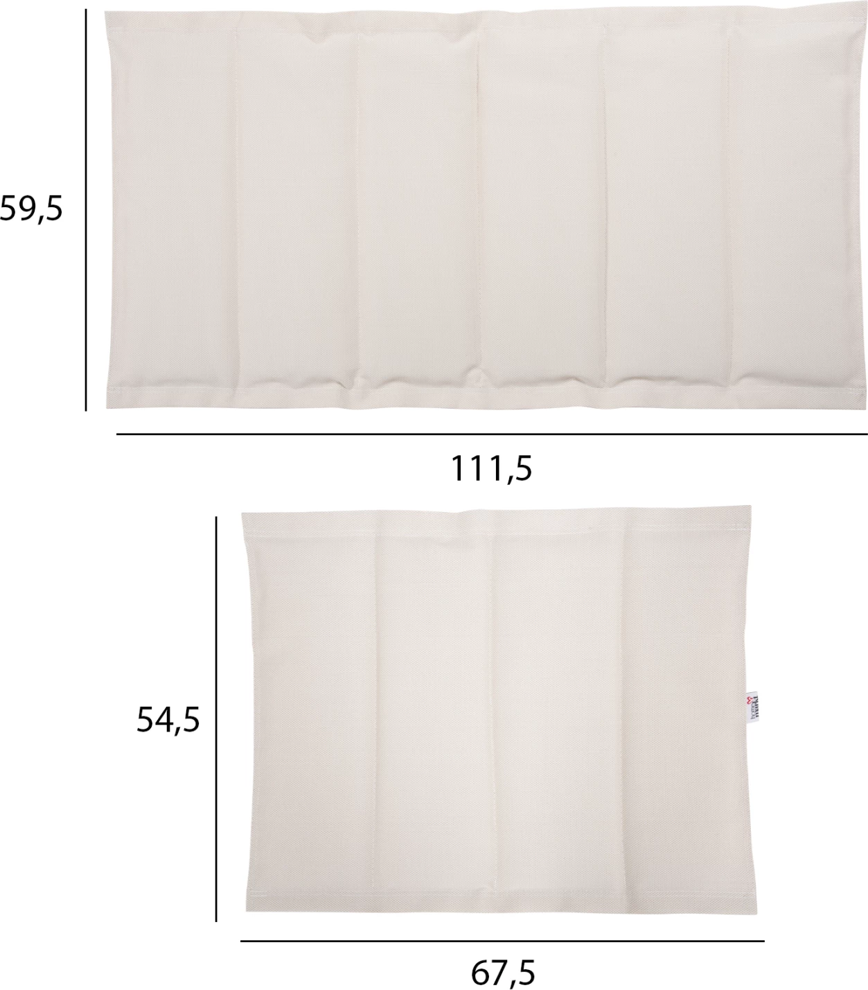 Nadomestna tkanina Textilene FH6064.02 za ležalnike Aigaio v bež barvi