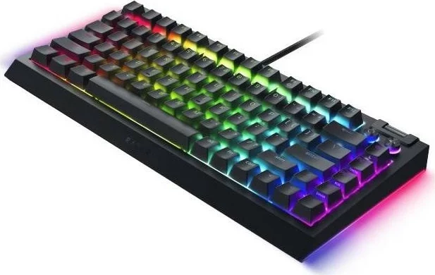Mehanska igralska tipkovnica, Razer BlackWidow V4, 75% Intl. US, RGB