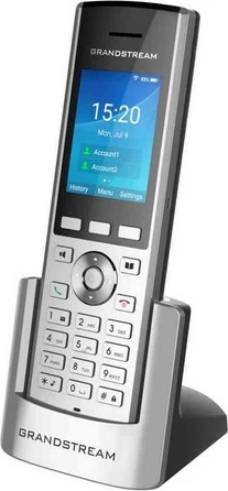 IP telefon Grandstream WP820, 2 liniji, 500 stikov, črn, srebrn