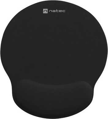 Ergonomski podloga za miško 2 v 1 Natec Chipmunk, črn