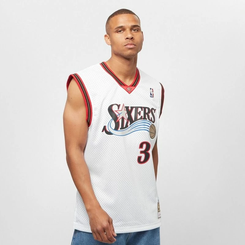 Dres NBA Swingman domači za moške Mitchell & Ness 76ERS 00 Allen Iverson