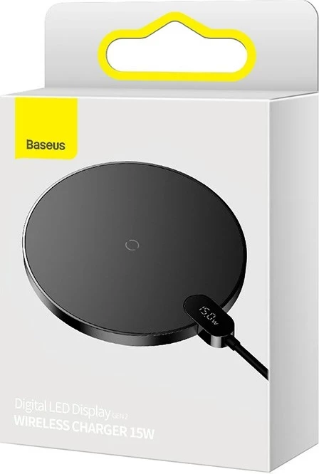 Brezžični polnilec za mobilne telefone Baseus CCED000001, črn