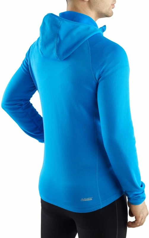 Pulover z kapuco za moške, moder Viking