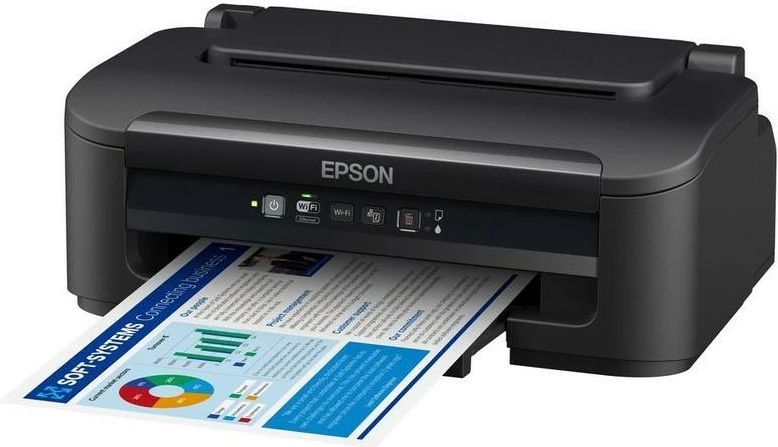 Inkjet tiskalnik Epson WorkForce WF-2110W, Wi‑Fi, Ethernet, črn
