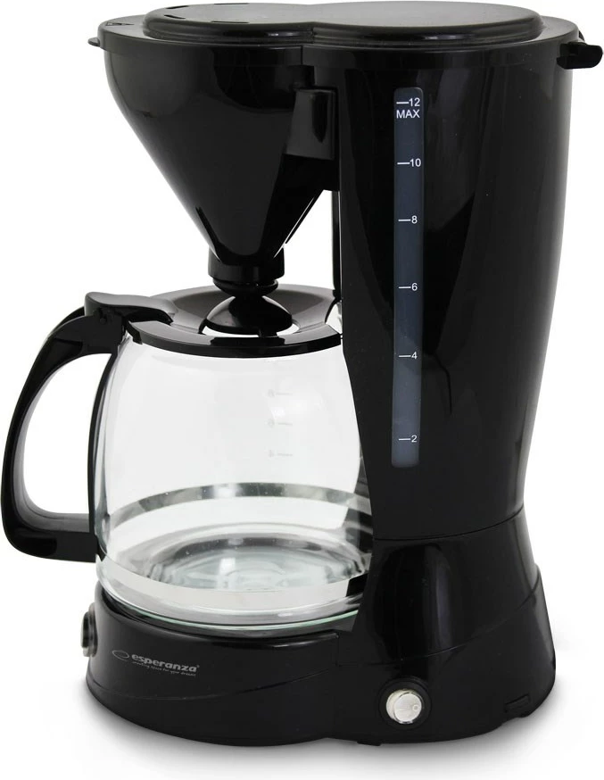 Kapučinarnik Esperanza EKC009, 1,5 L, črn
