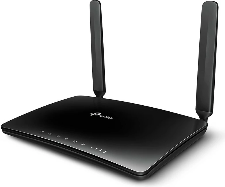 4G LTE usmerjevalnik Archer MR400 AC1200 TP-LINK, 3 LAN, 1 LAN/WAN, 1 SIM, črn