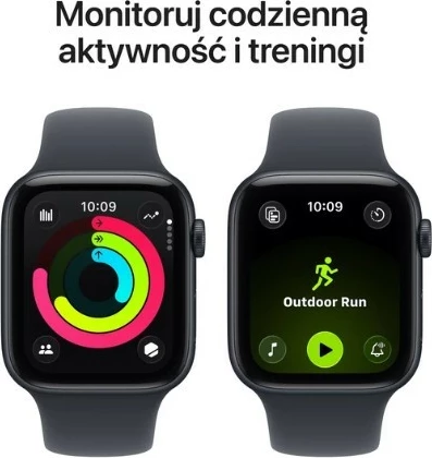 Pametna ura Apple Watch SE 3, 44 mm, GPS, aluminij, midnight, športni pašček M/L