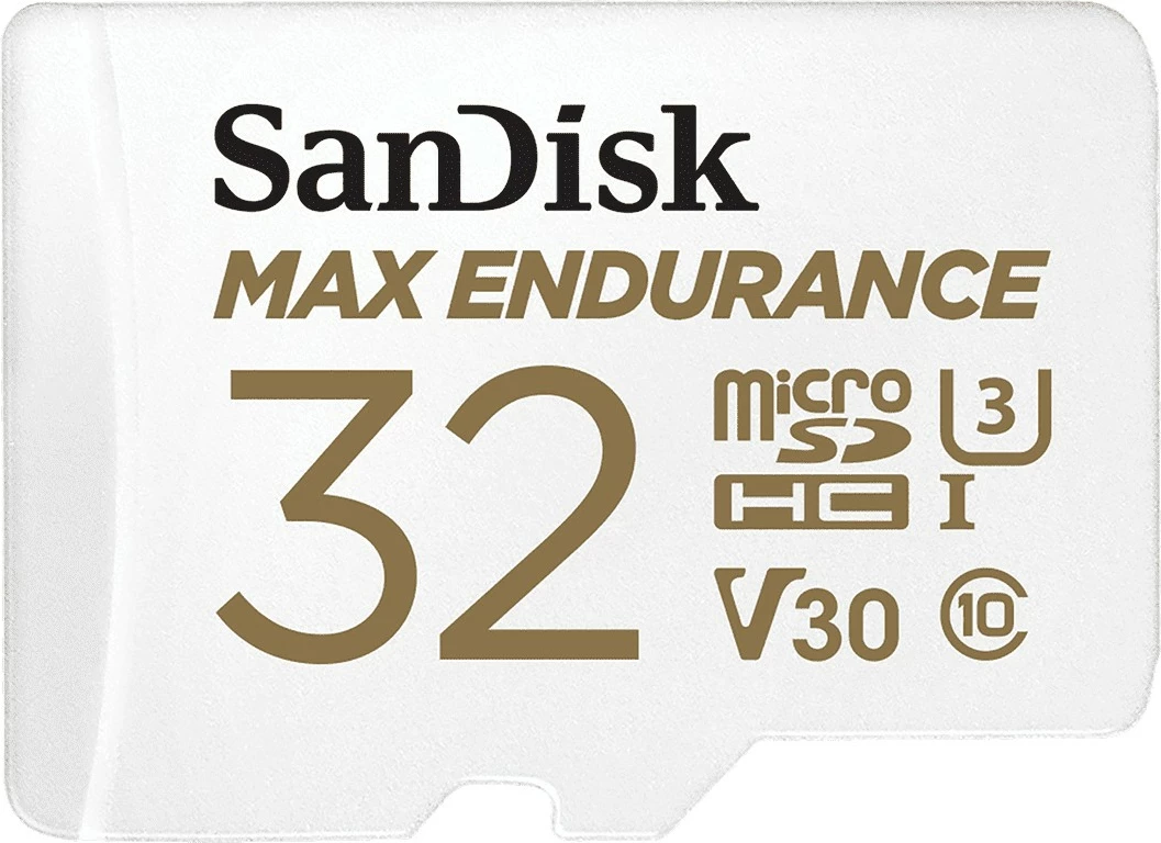 MicroSDHC kartica Sandisk Max Endurance, 32 GB, bela